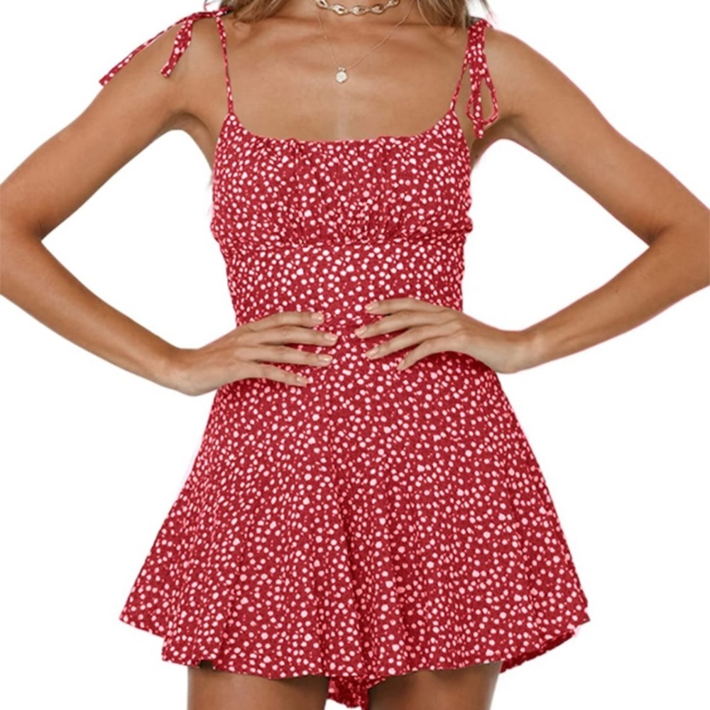 Jeanewpole1 Women's Floral Wide Leg Romper